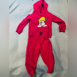 Disney junior Mickey Mouse jogger set 4T